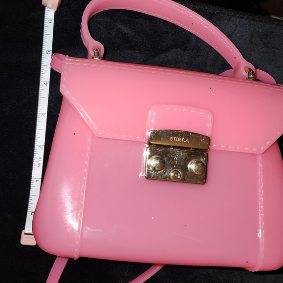 Furla Jelly Mini Satchel Candy Pink - Picture 14 of 16